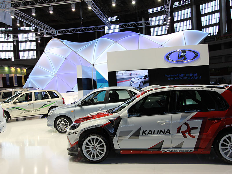 Автомобильный стенд LADA