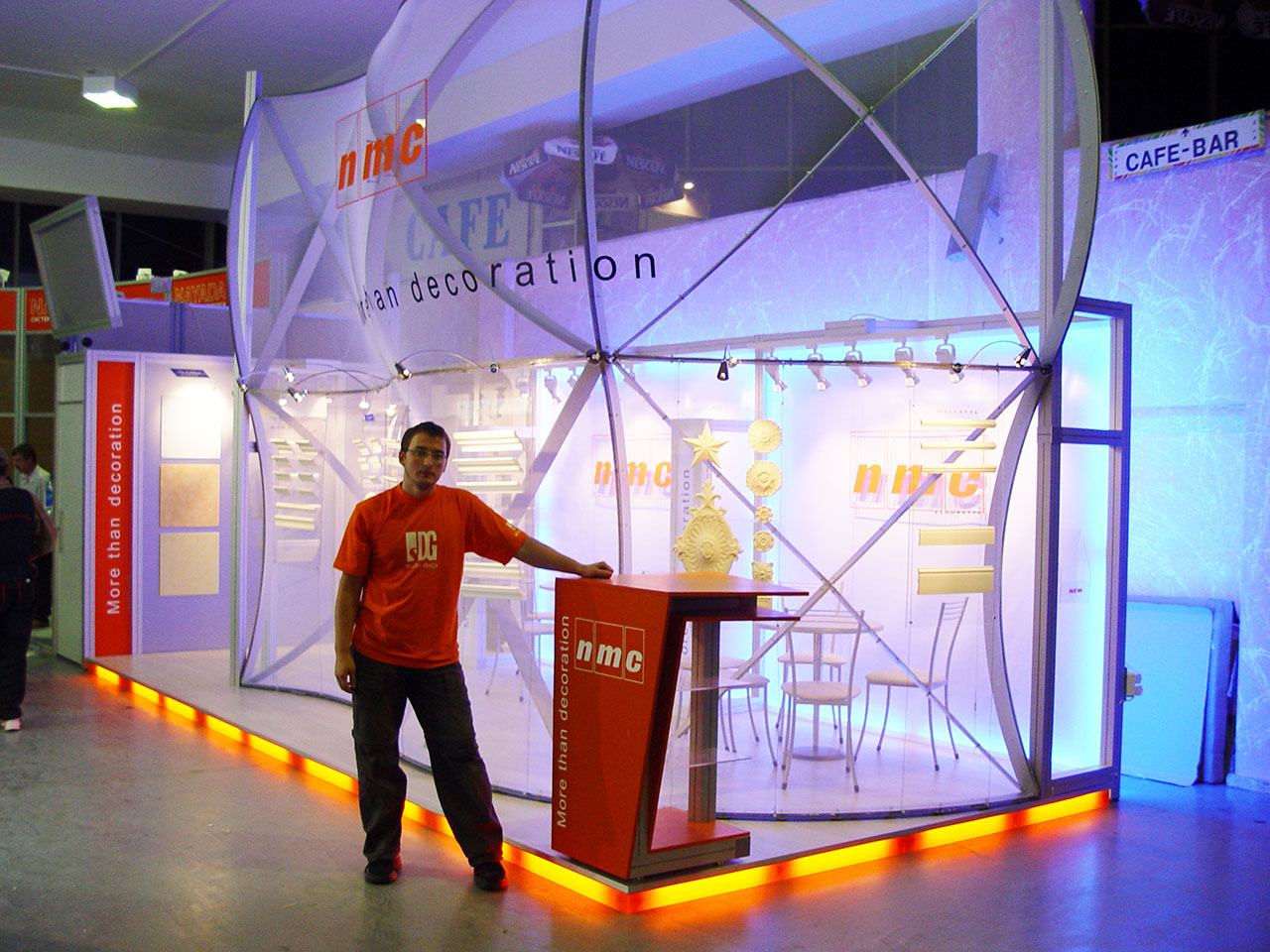 Выставочный стенд NMC на Baltic Building Week 2003 Выставочный стенд NMC на Baltic Building Week 2003